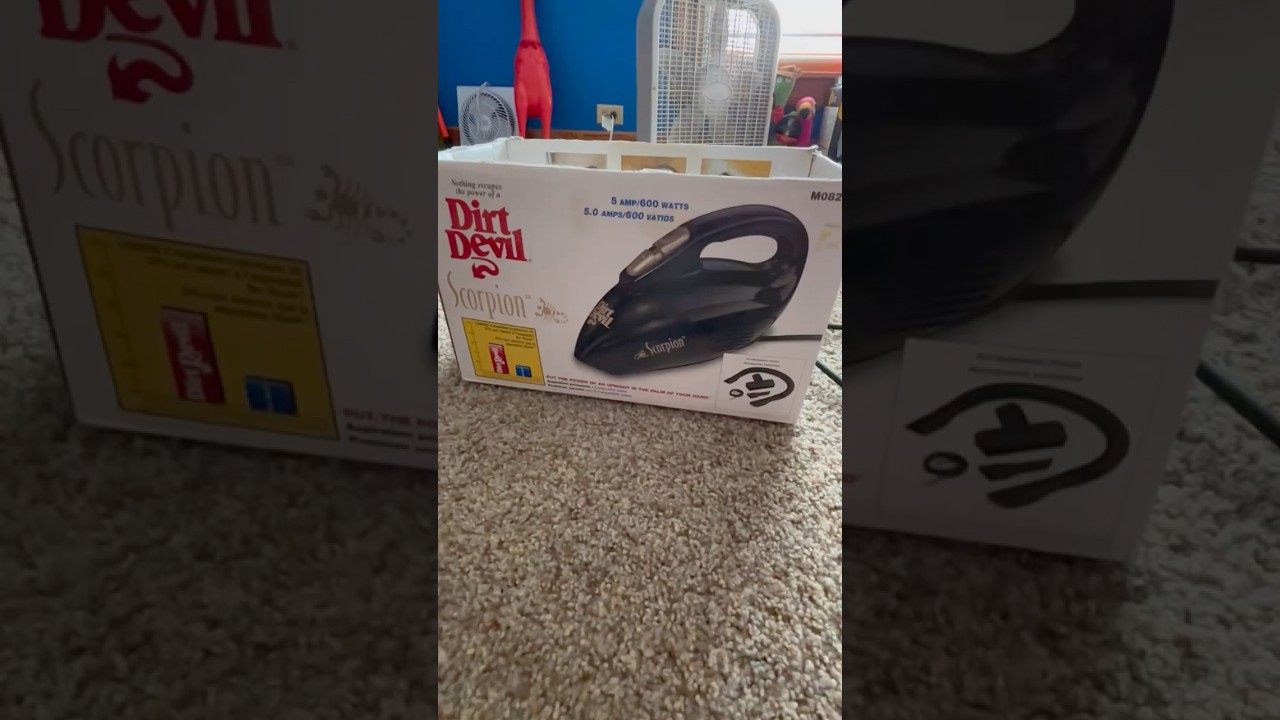 Dirt devil scorpion handheld corded vacuum