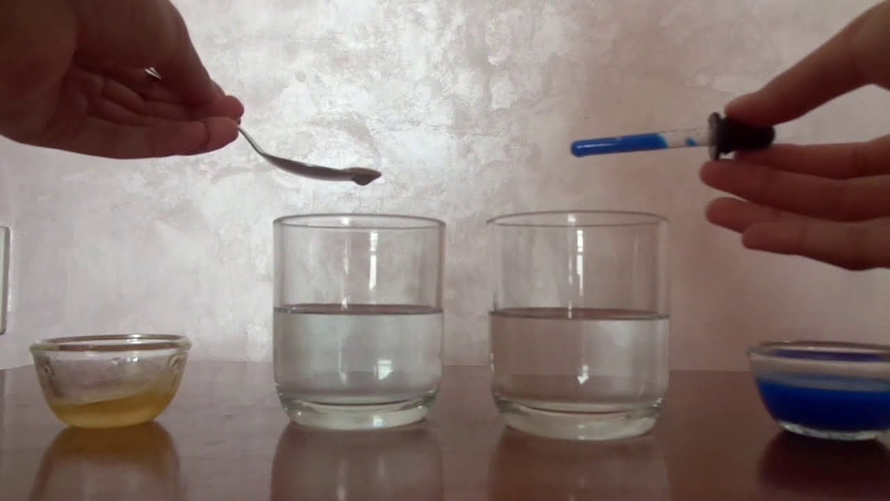 Easy Experiment for Kids- Diffusion of Honey and Ink in Water