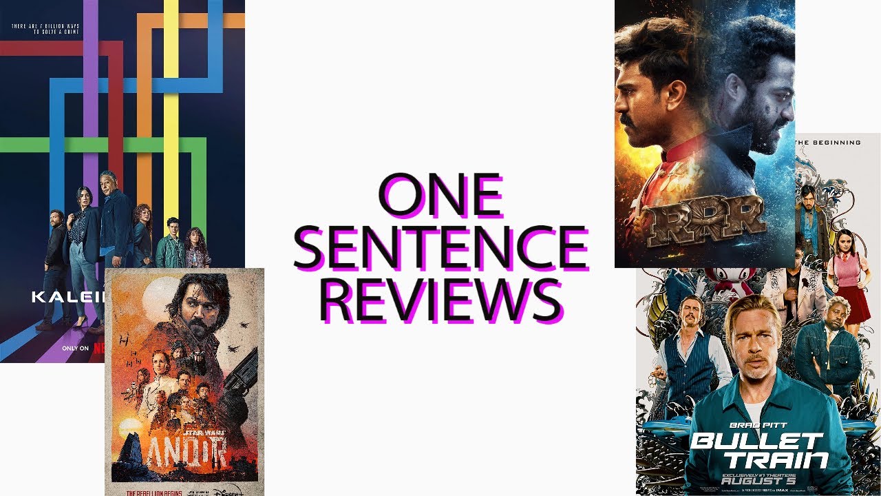 One Sentence Reviews | January 2023
