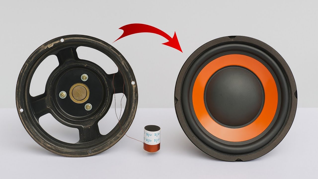 स्पीकर रिपेयर करने का ऐसा तरीका कोई नहीं बताएगा || 8 Inch Woofer Ghar Par Kaise Bandhe