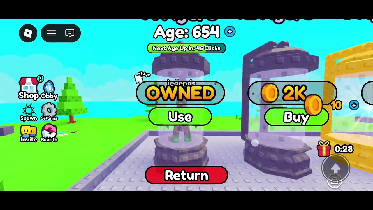 1age every click 