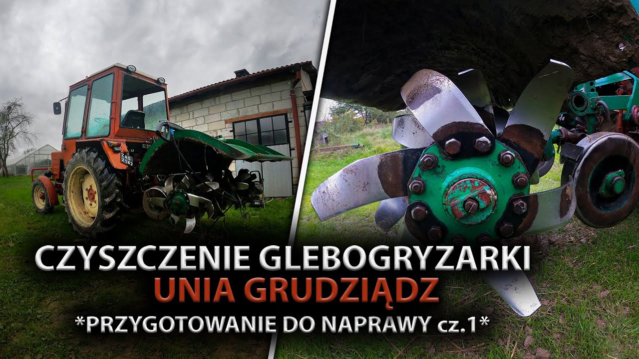 CZYSZCZENIE GLEBOGRYZARKI *PRZYGOTOWANIE DO NAPRAWY* | Unia Grudziądz & Władimir T25