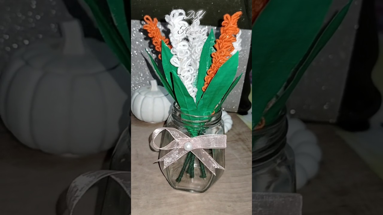 DIY Wool Flower |  উলের সুতা দিয়ে ফুল বানানো |