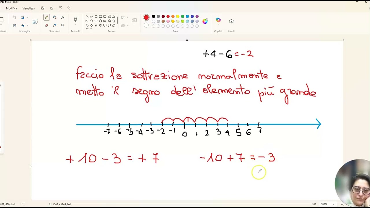 NUMERI RELATIVI SOMMA E SOTTRAZIONE