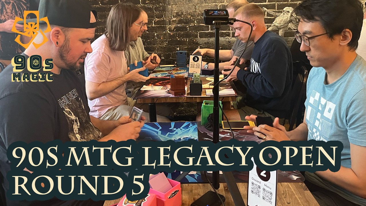 90s MTG Legacy Open Round 5: Jeskai Wizards vs Lands