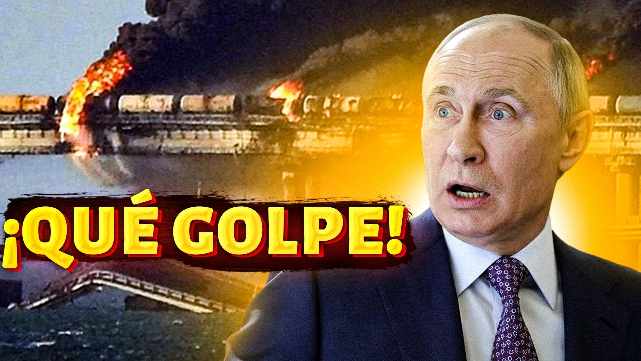 ¿Puente de Crimea VOLADO? Golpe a Crimea y sur de Rusia. Drones ARRASAN objetivos de Putin