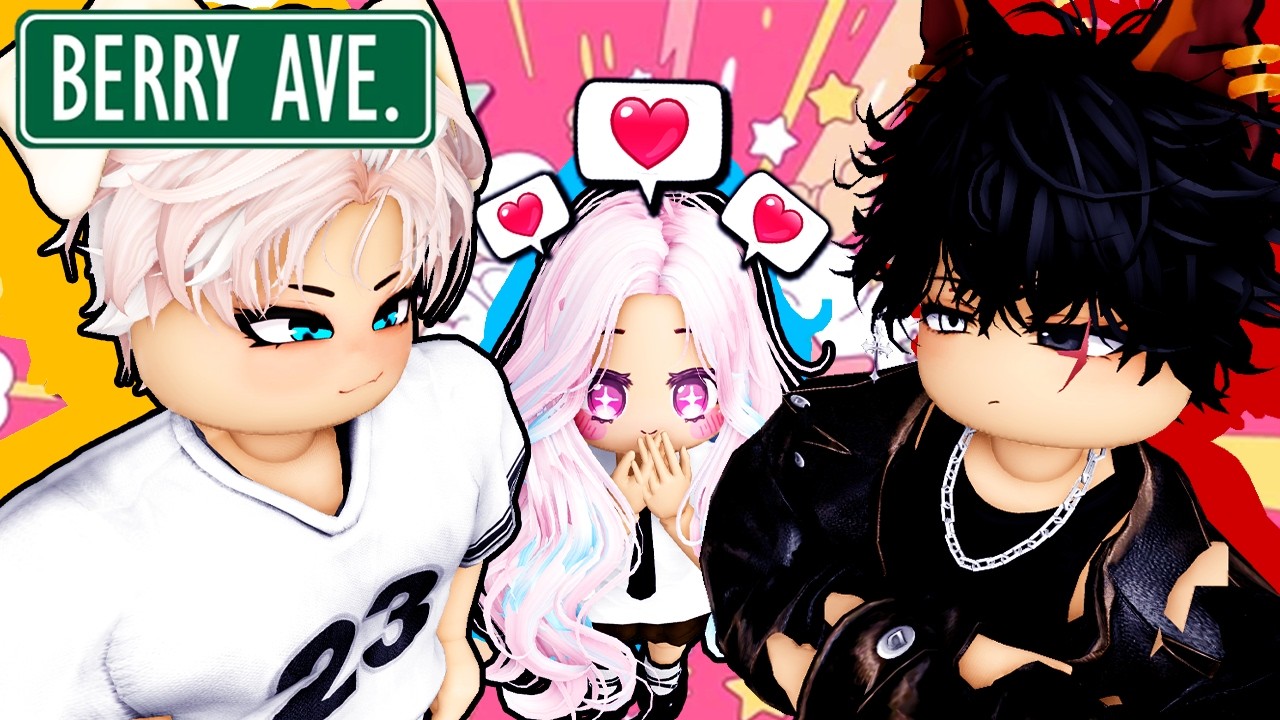Hot DOGS Fight Over ME | Berry Ave RP