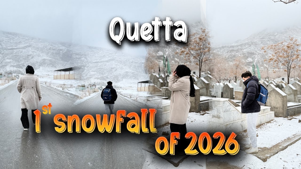 1st Snowfall Of 2026 | breakfast at canteen Dem | 1st snowfall of the year | Hydr z vlog