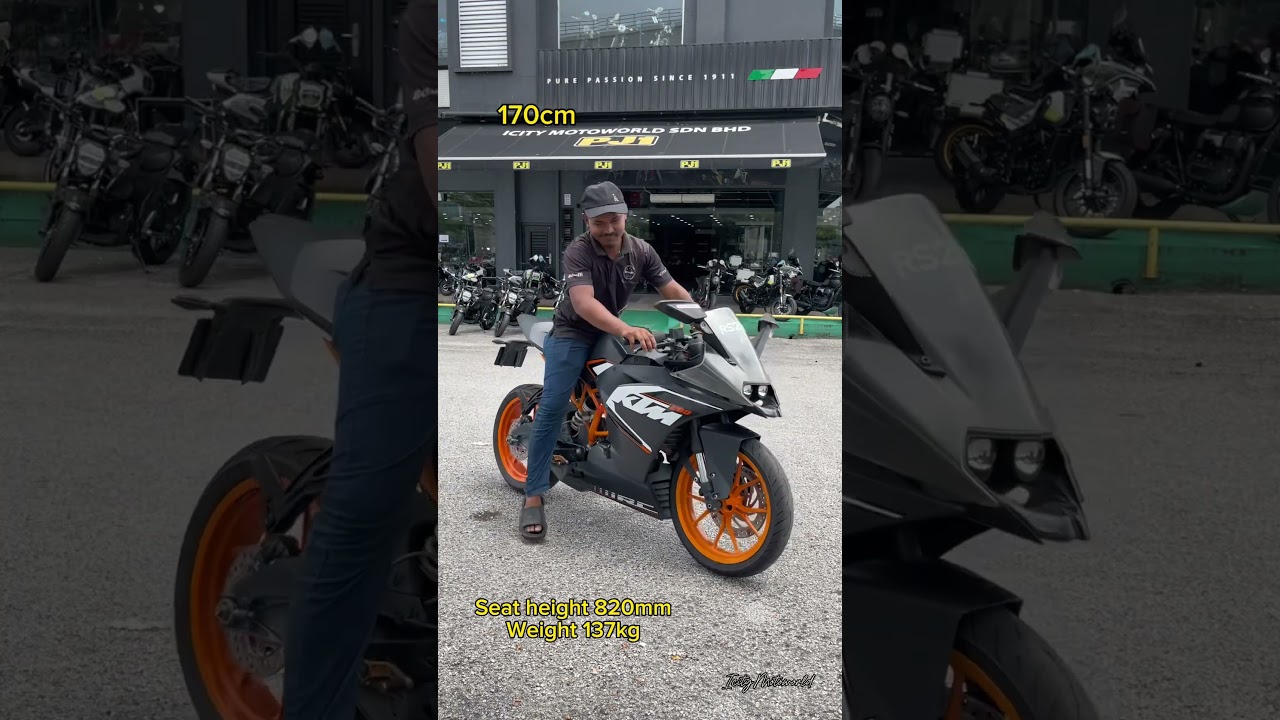 #KTM #RC200 #SeatHeight #weight #IcityMotoworld