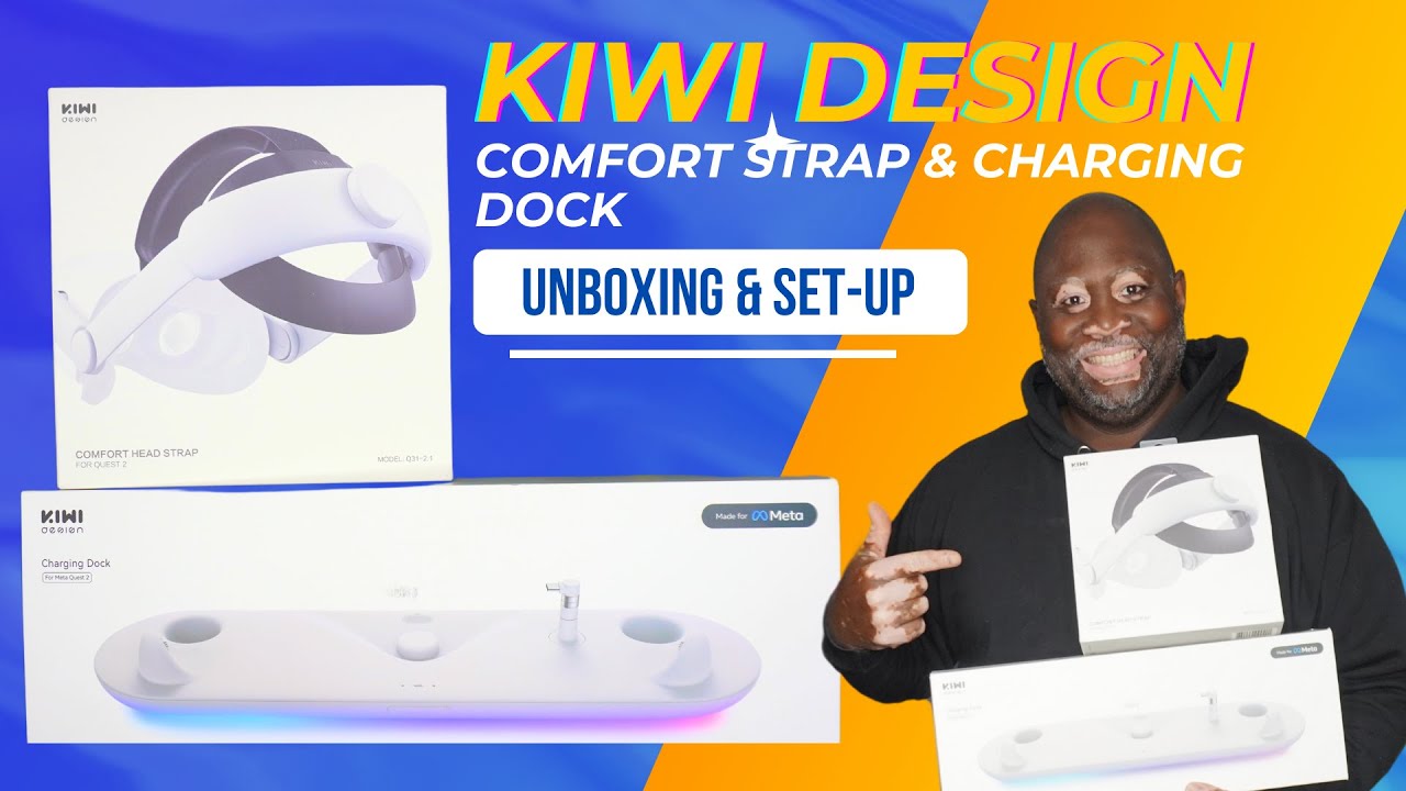 Unboxing & Set-Up: KIWI Design Comfort Strap and Charging Dock for Quest 2 | Best VR Accessories