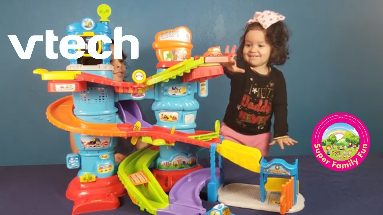 VTech Go! Идти! Smart Wheels Запуск и Чейз Полицейская Башня | Супер семейное развлечение