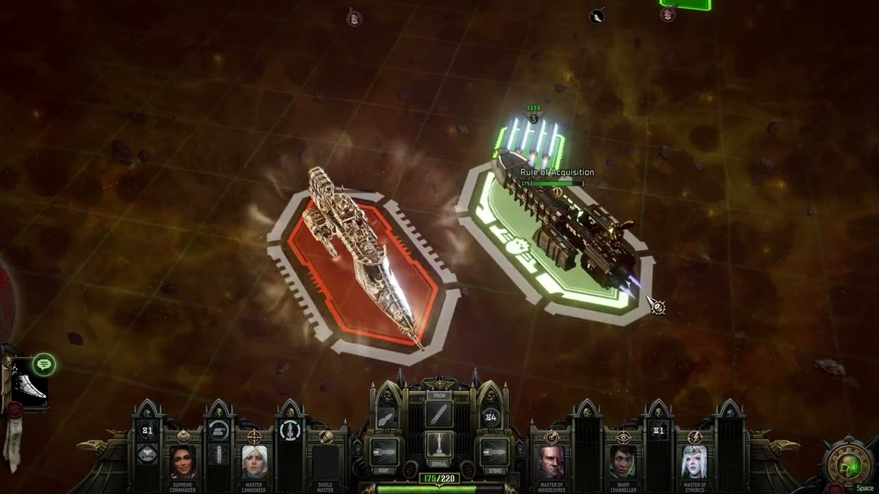 Warhammer 40K: Rogue Trader Latotian's Passage system space combat