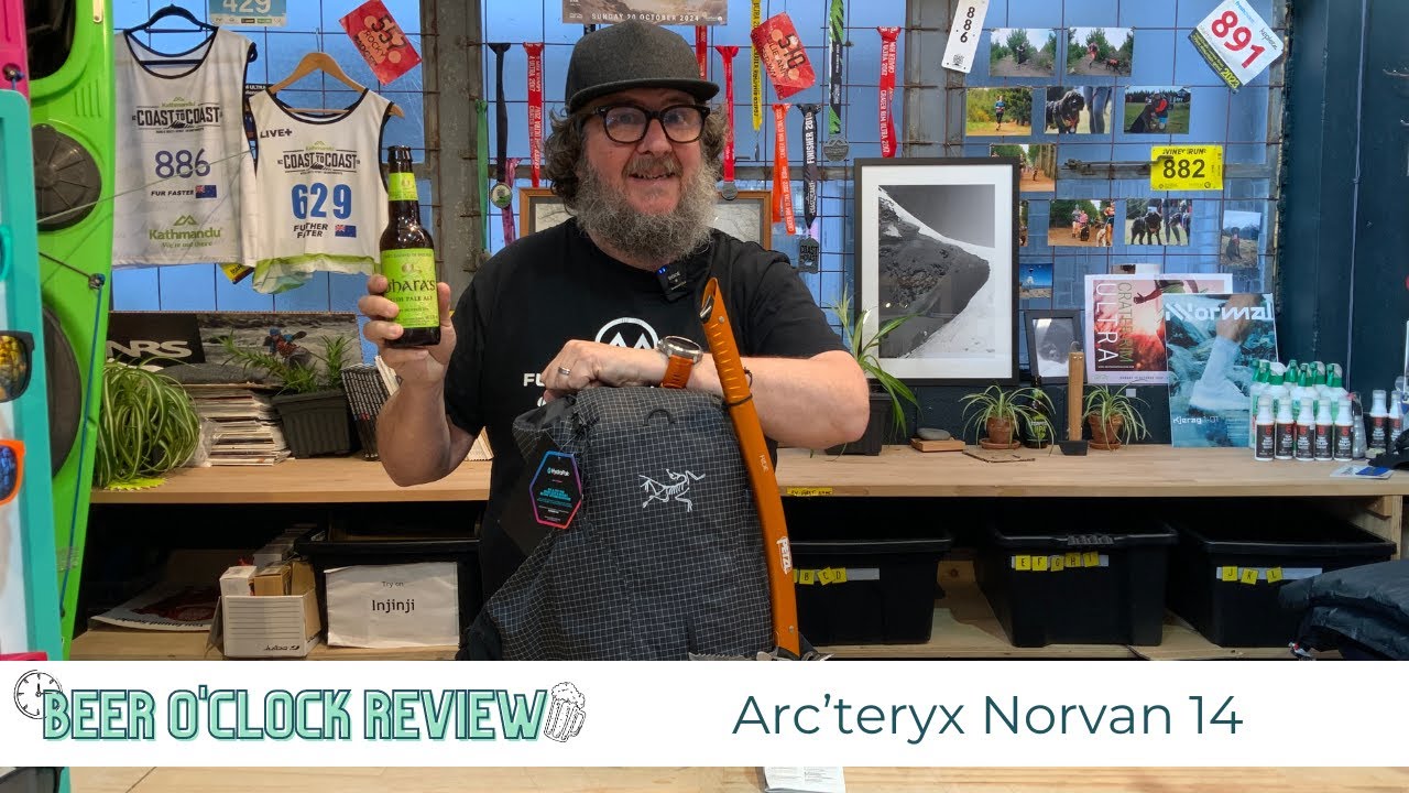 Beer O' Clock Review with Arcteryx Norvan 14 Vest