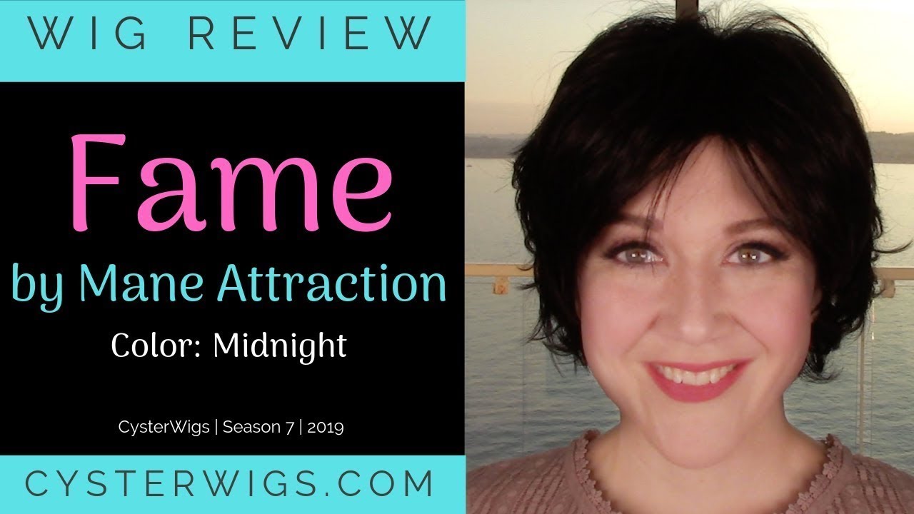 CysterWigs Wig Review: Fame by Mane Attraction, Color: Midnight [S7E1057 2019]