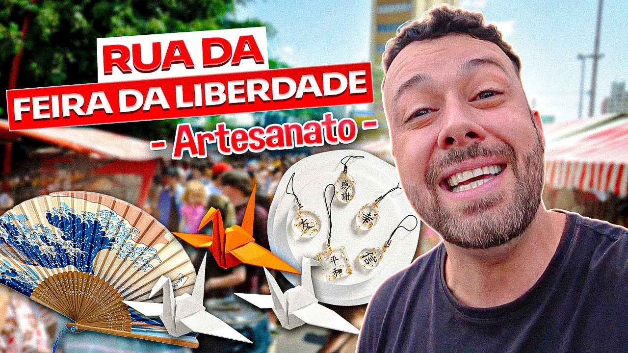 PARAÍSO dos ARTESANATOS ORIENTAIS na FEIRA DA LIBERDADE em São Paulo