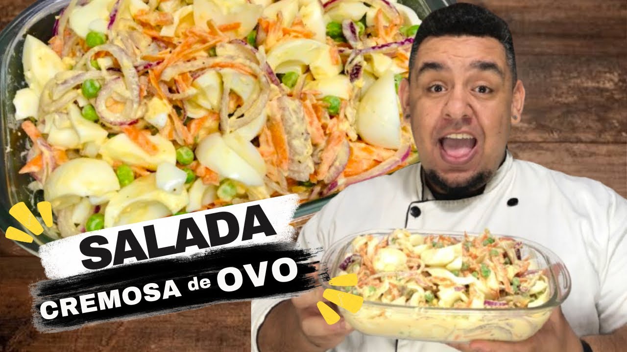 Salada de Ovos Cremosa Proteica: Receita Rápida e Saudável!
