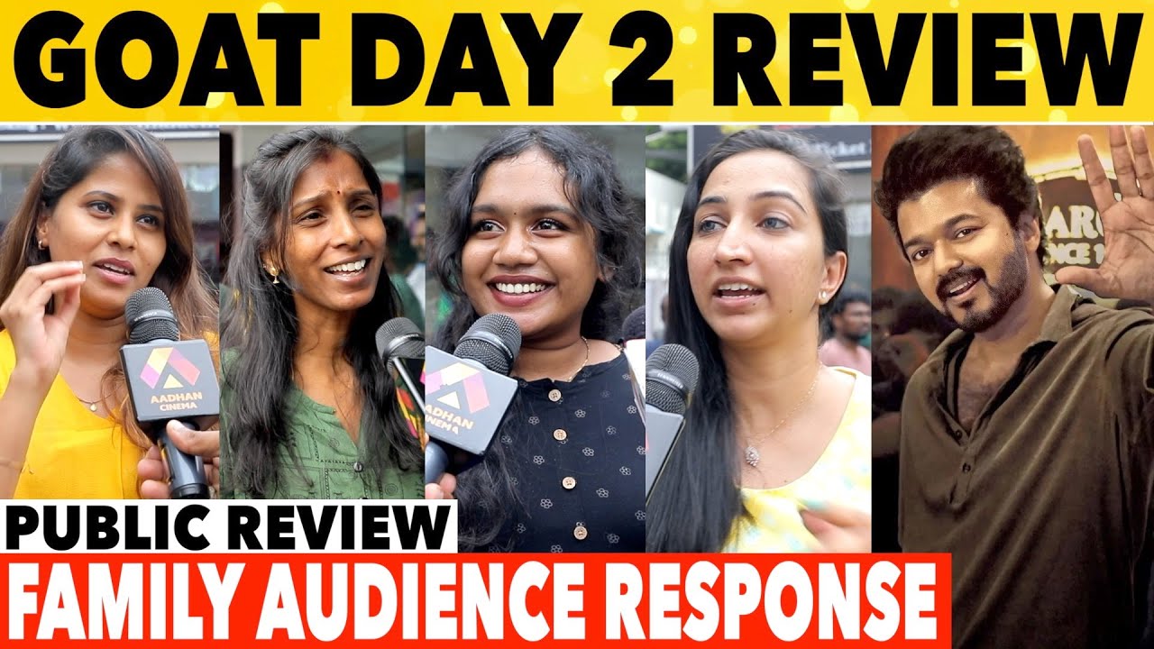 Goat Movie Day 2 Public Review | Goat Movie Review Tamil | Thalapathy Vijay | Venkat Prabhu