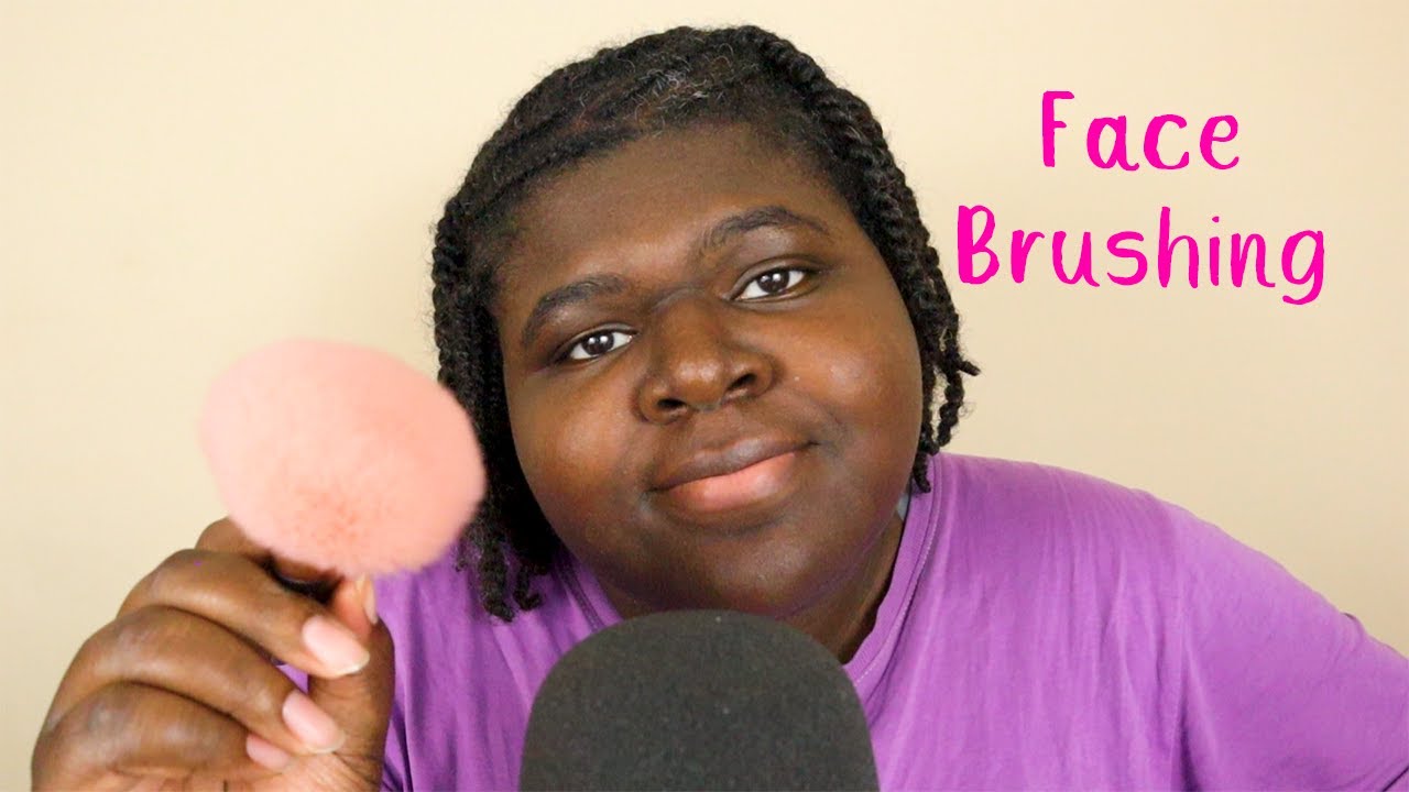 ASMR Relaxing Face Brushing