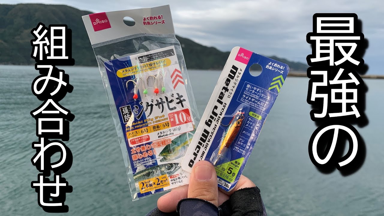 ダイソーの「マイクロジグ」+「ジグサビキ」は魚が無限に釣れて飽きます【ライトゲーム】