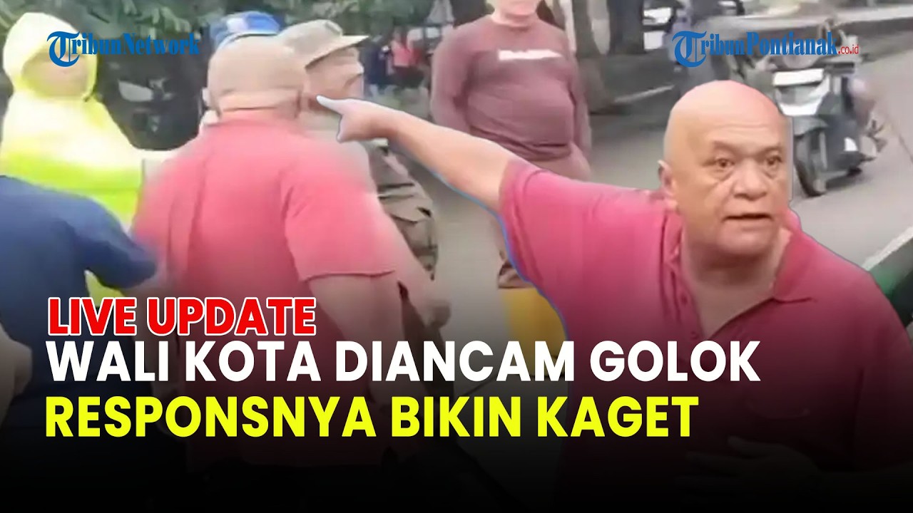 🔵 WALI KOTA BEKASI DIANCAM GOLOK SAAT PENERTIBAN, RESPONS TRI ADHIANTO SANTAI