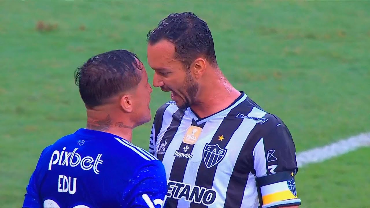TROCA DE OFENSAS ENTRE REVER E EDU NO CLASSICO MINEIRO (02/04/2022).