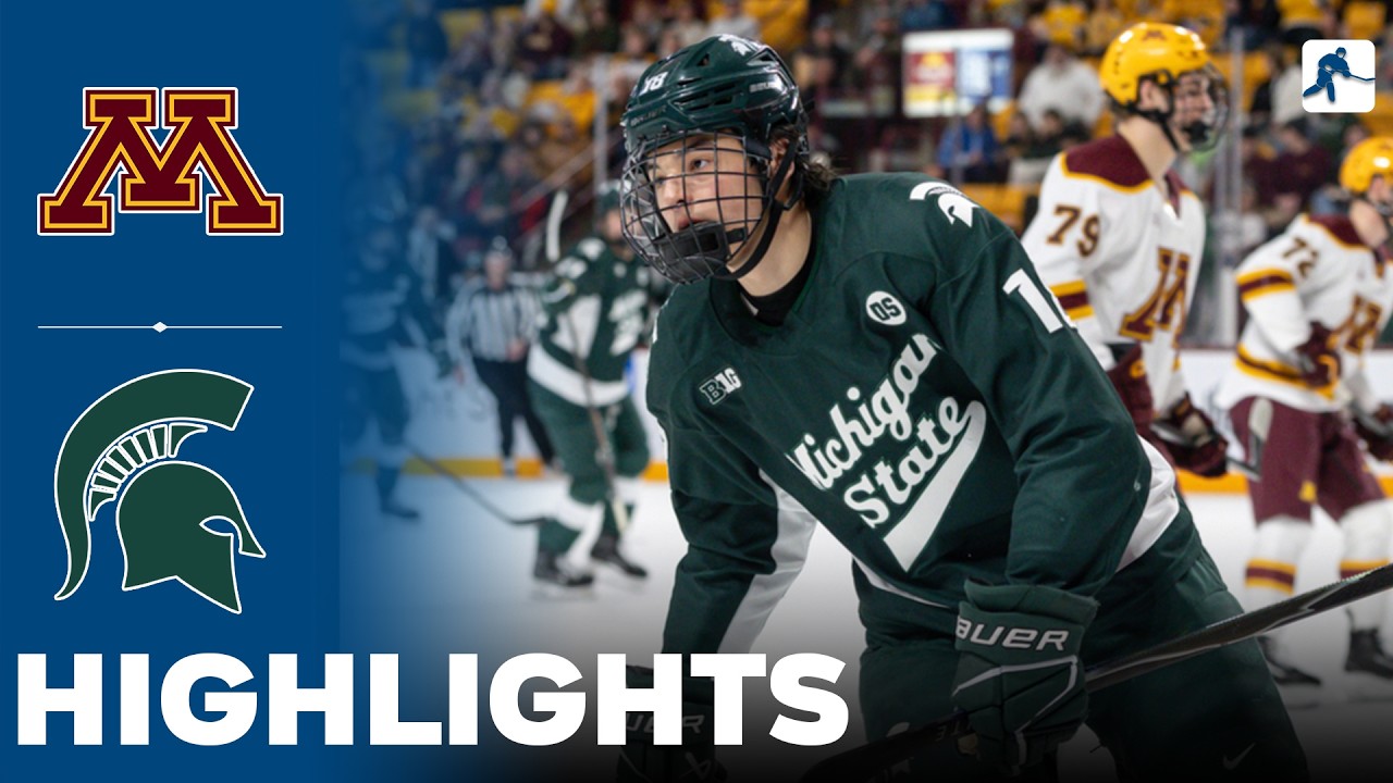 Minnesota vs Michigan State | NCAA College Hockey | Highlights - March 05, 2026