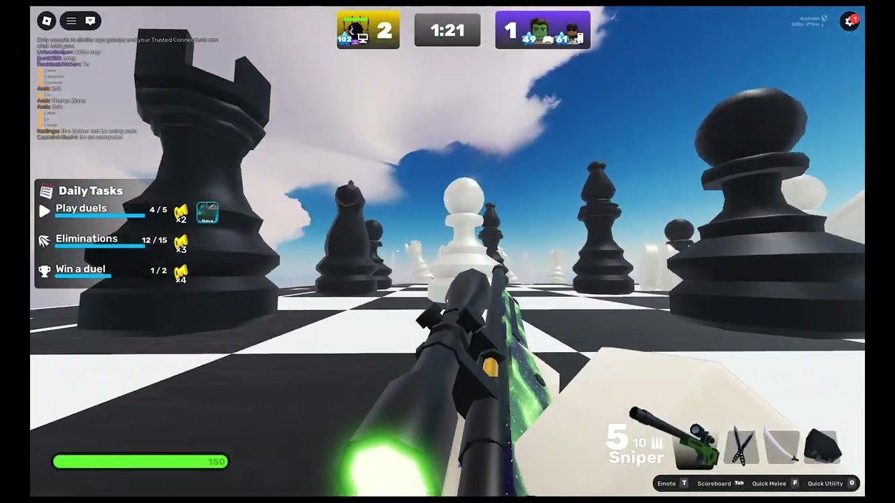 1v2 CLUTCH in Roblox Rivals! Every Round Was a Headshot 🎯They Tried to 2v1 Me… Big Mistake 😈