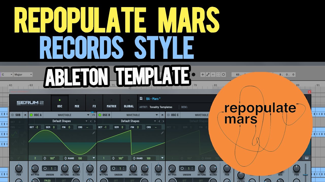 Repopulate Mars Records Style [Ableton Template]