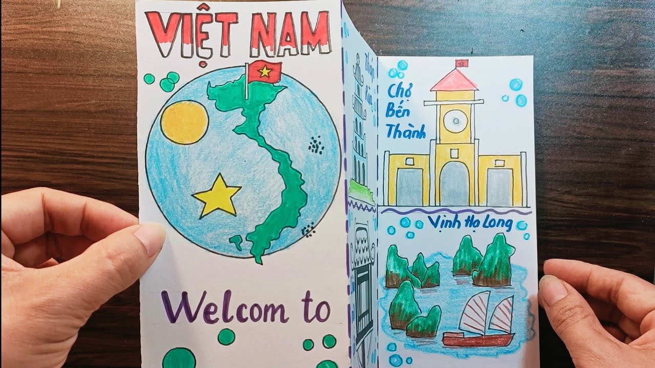 Thiết kế tờ gấp lớp 9 - mĩ thuật lớp 9 bài 8 thiết kế tờ gấp - vẽ tờ gấp du lịch việt nam - KCart3