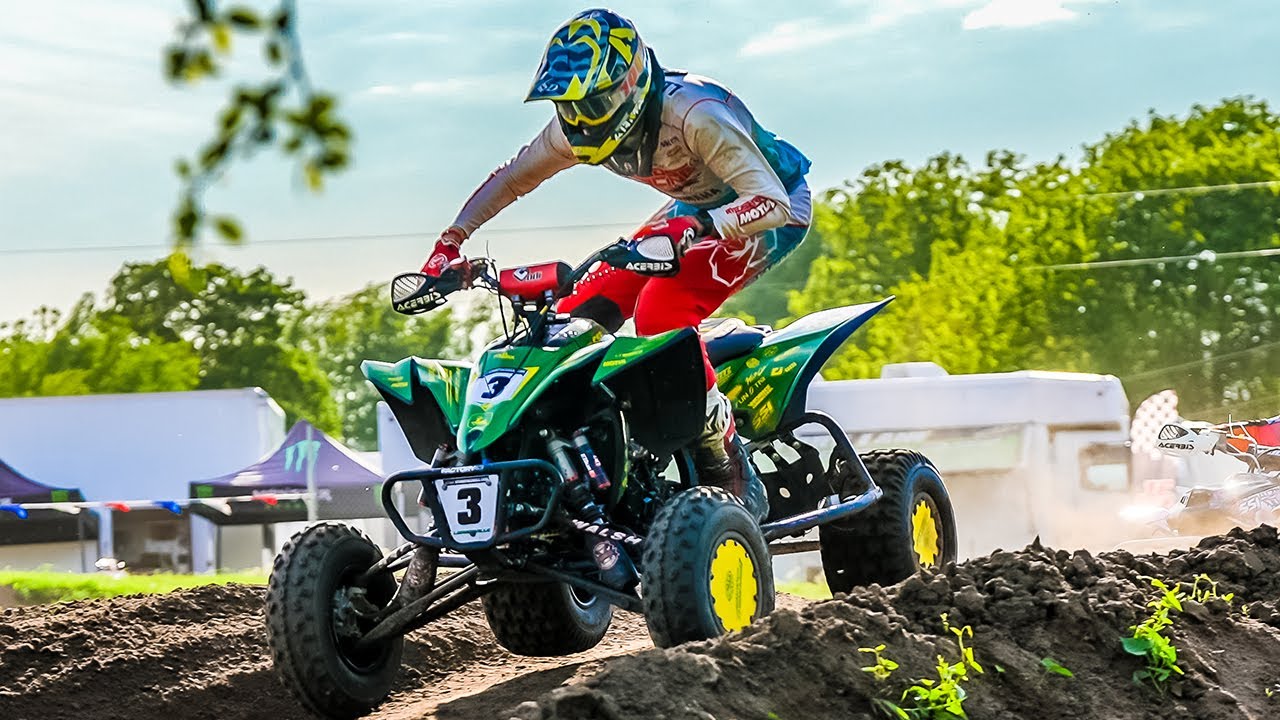 Jayden Londerville takes the 450A win at Sunset Ridge MX