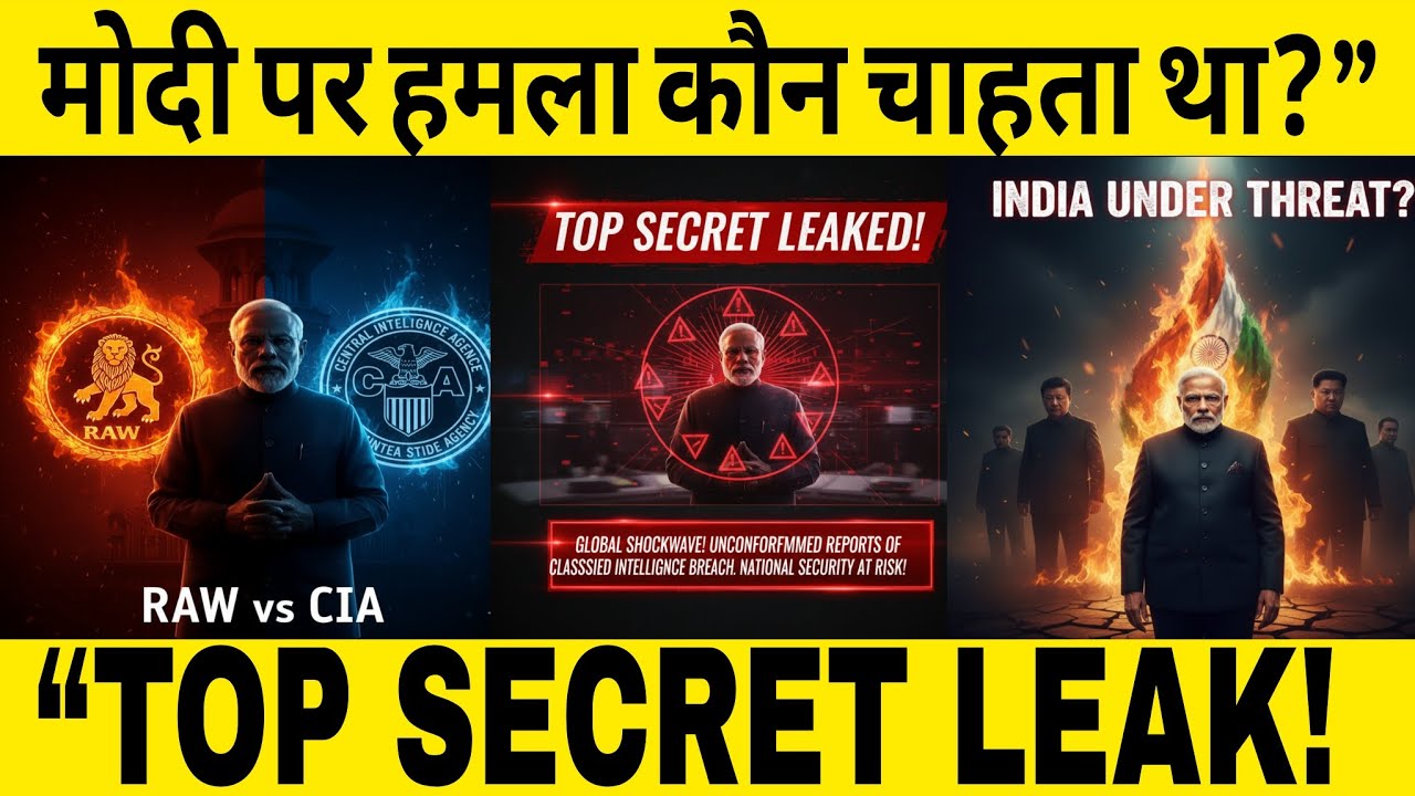 “TOP SECRET LEAK! मोदी पर हमला प्लान हुआ था?”