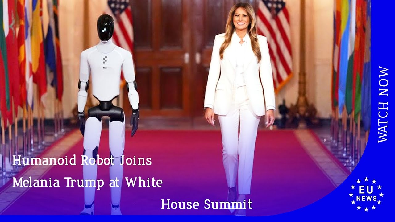 Melania Trump and AI powered robot named 'Figure 3' open White House summit