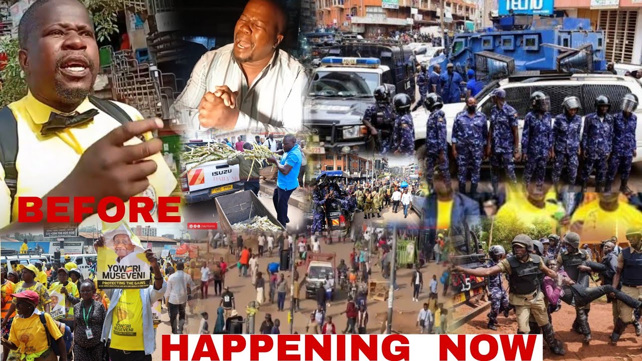 Bamugobye Genda Owa M7 Omutembeyi ne Bane Bakabye KCCA Etuute emaali yabwe. Embeera mu Kampala