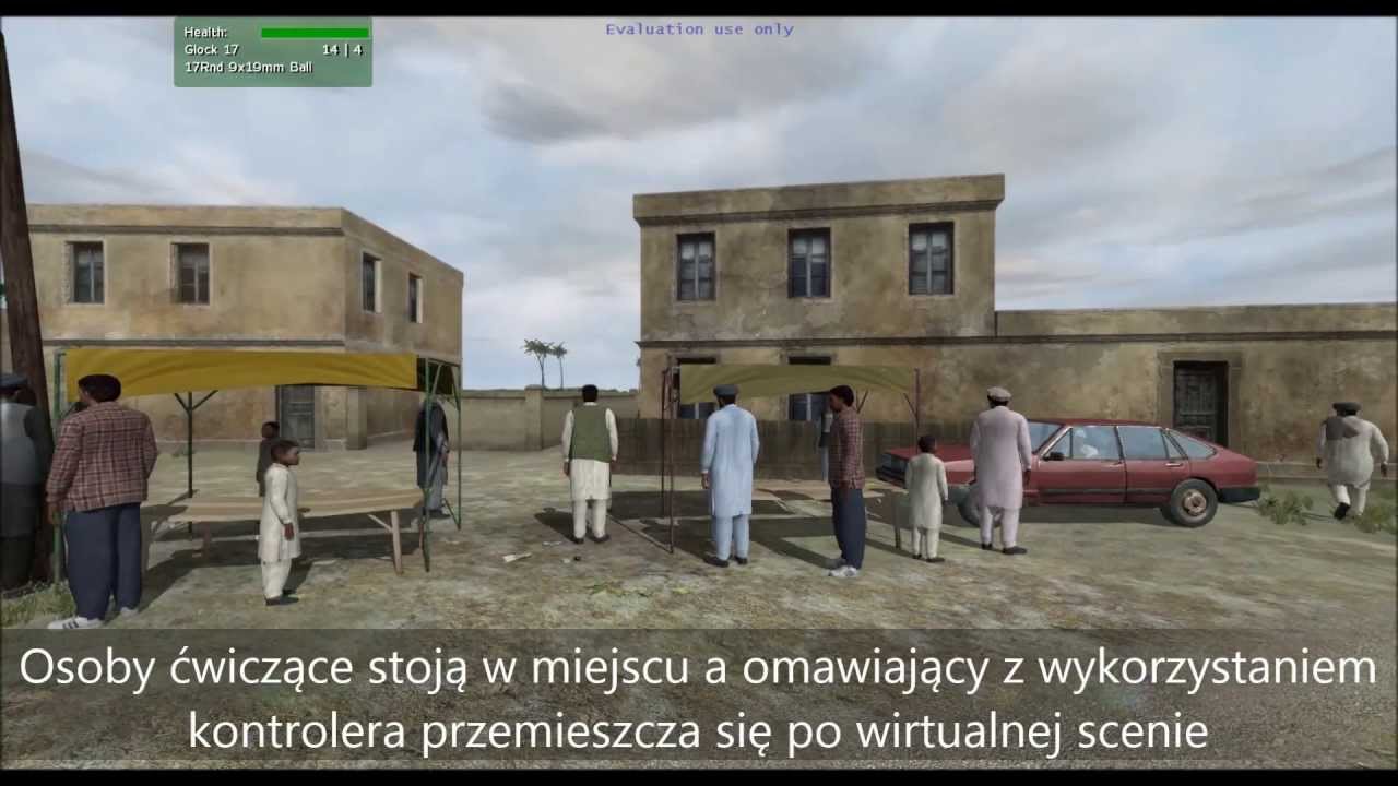 VBS2 - elementy strzelnicy wirtualnej jako przykład symulatora taktycznego