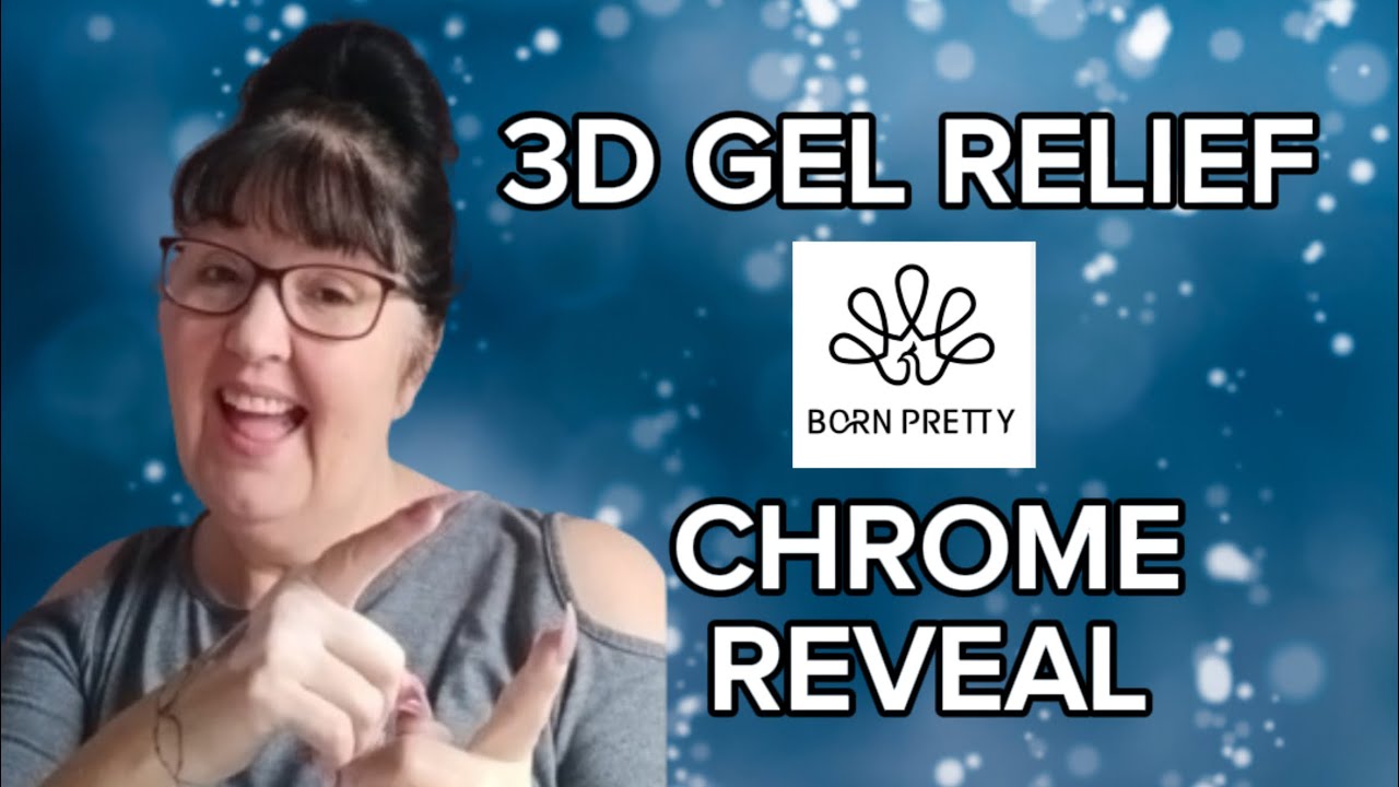 Дизайн ногтей Born Pretty 3D Gel Relief | Хромированный дизайн «кошачий глаз» (без HEMA и TPO) Ро...