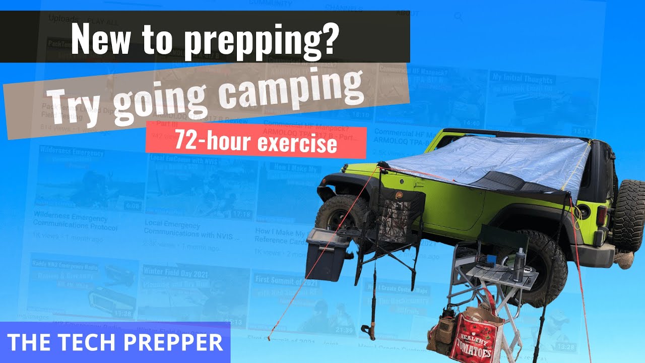 New to prepping? Try Camping to get started