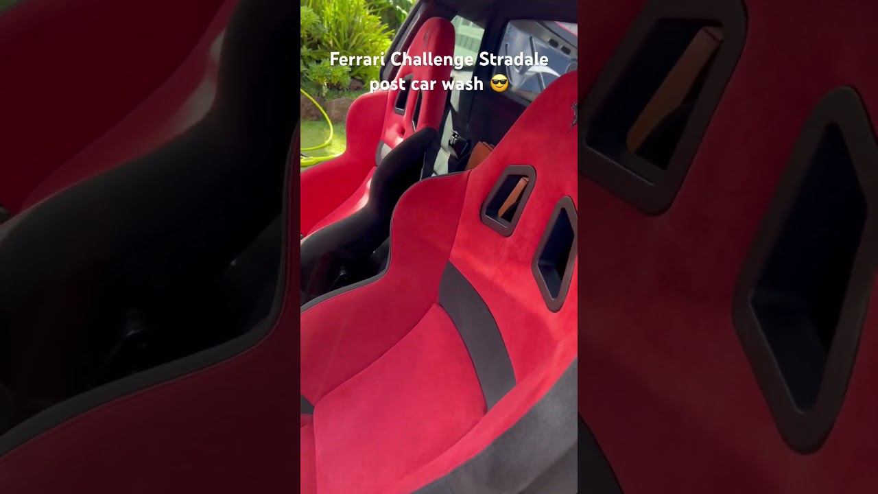 Ferrari Challenge Stradale post car wash 😎