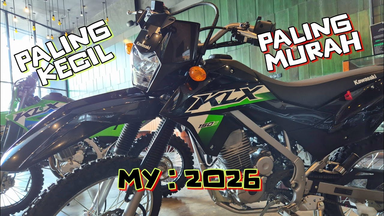 Paling Kecil 'TERMURAH' | KLx 150 s EBONY 2026