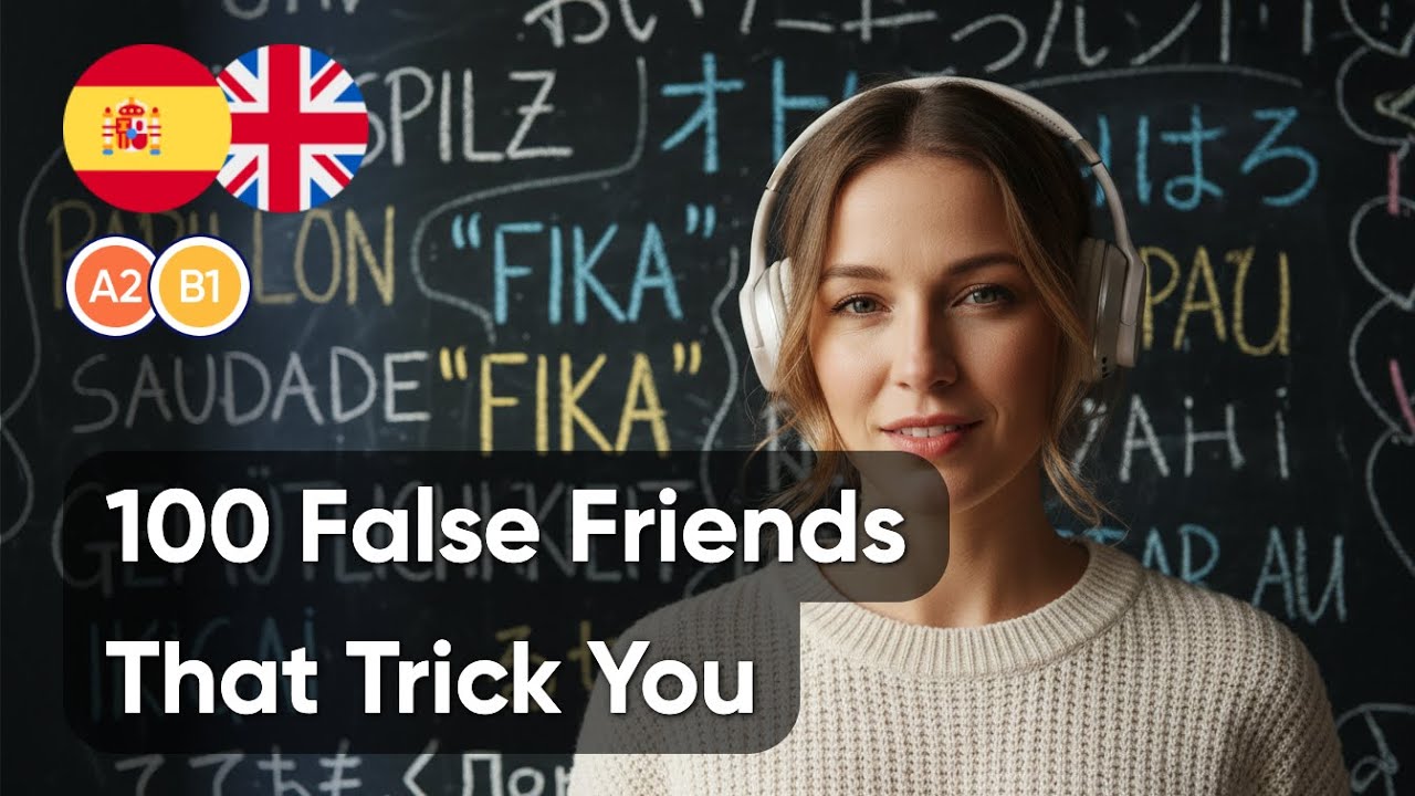 100 False Friends — English vs Spanish Words That Trick You