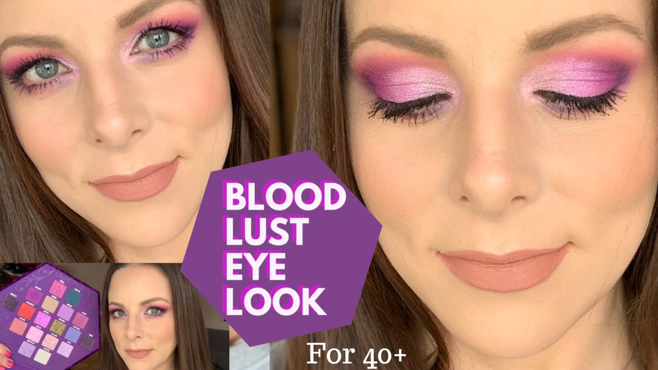 SPEEDY BLOOD LUST EYE LOOK | Purple metallic eye tutorial for 40 plus | Jeffree Star Cosmetics UK