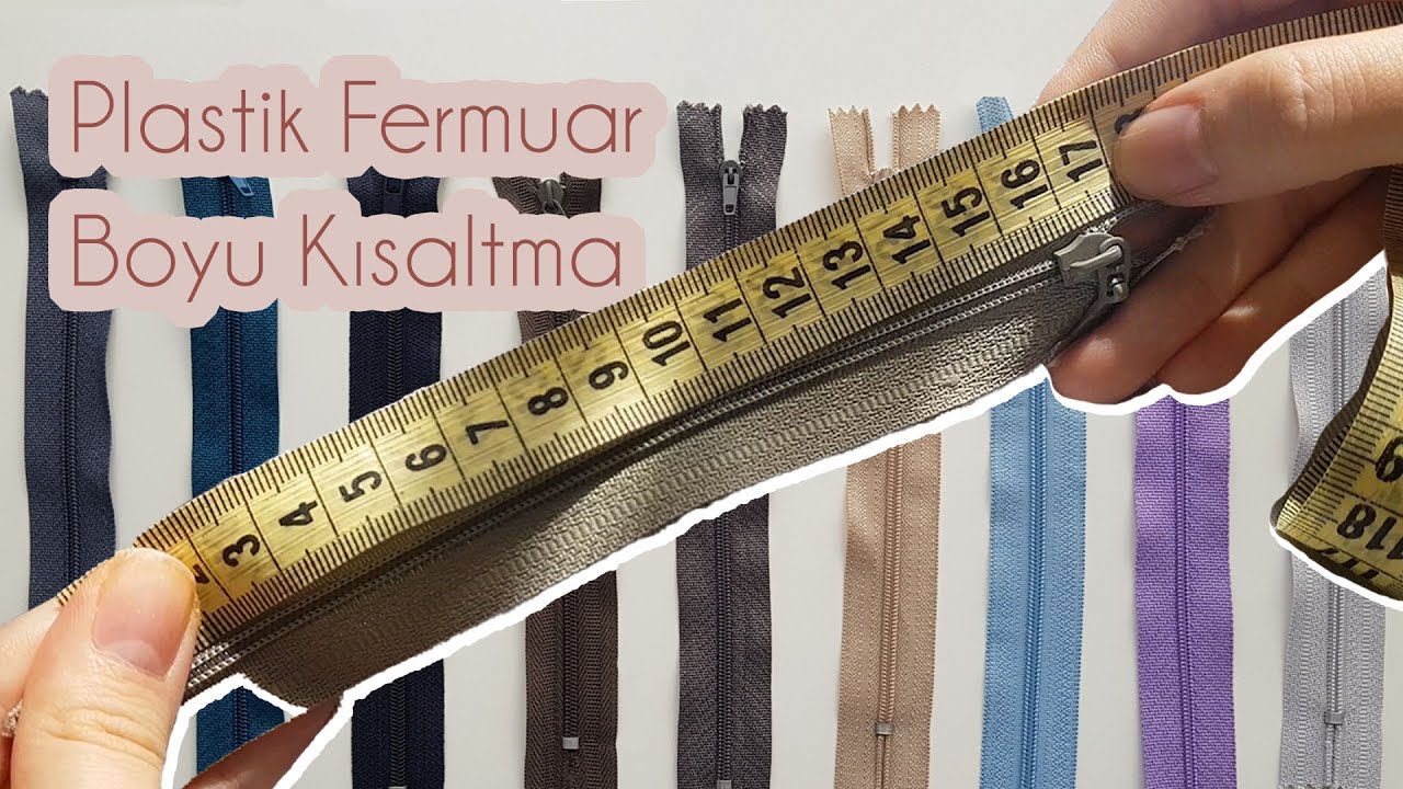Plastik Fermuar Boyu Kısaltma ~  Kendin Yap / DIY