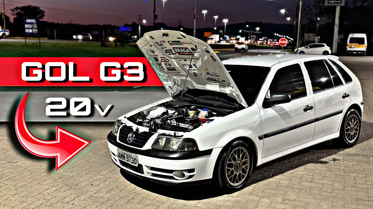 GOL G3 COM MOTOR 20V TURBO 🔥