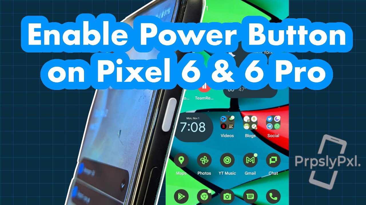 Enabling Power Button on Pixel 6/6Pro #Shorts