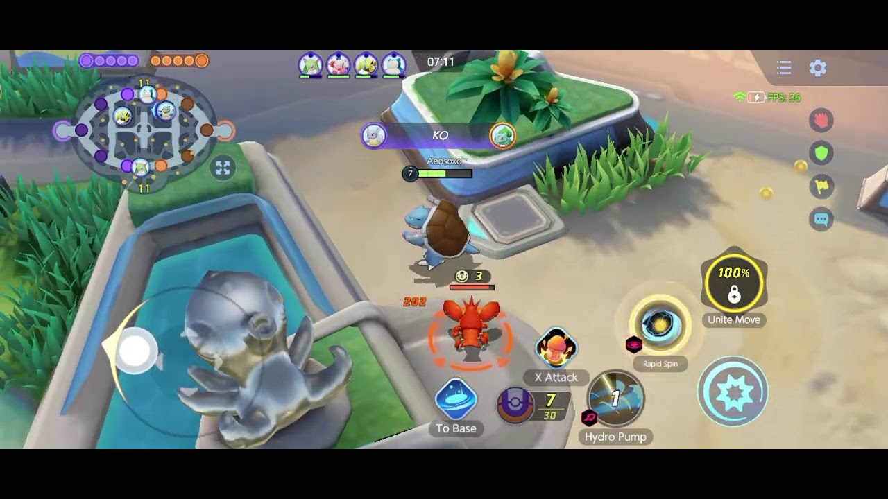 Blasting my Blasters with Blastoise!!! Pokémon Unite gameplay 