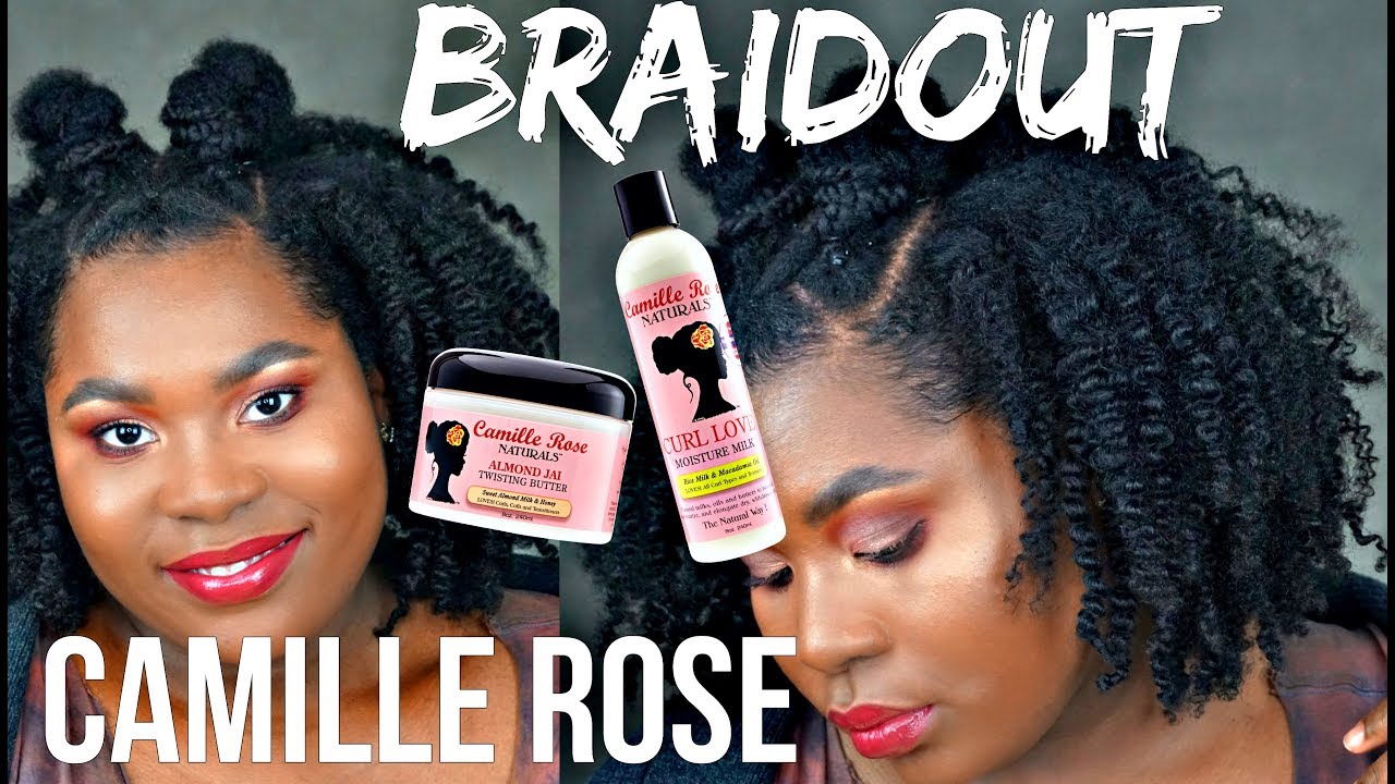 Funky + Cute Braidout Hair Style With Camille Rose Naturals | Bubs Bee