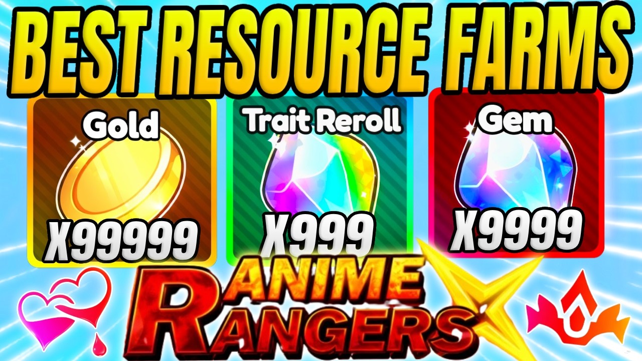 ЛУЧШАЯ ферма ресурсов в Anime Rangers X! (Самоцветы, золото и возможность переролла)