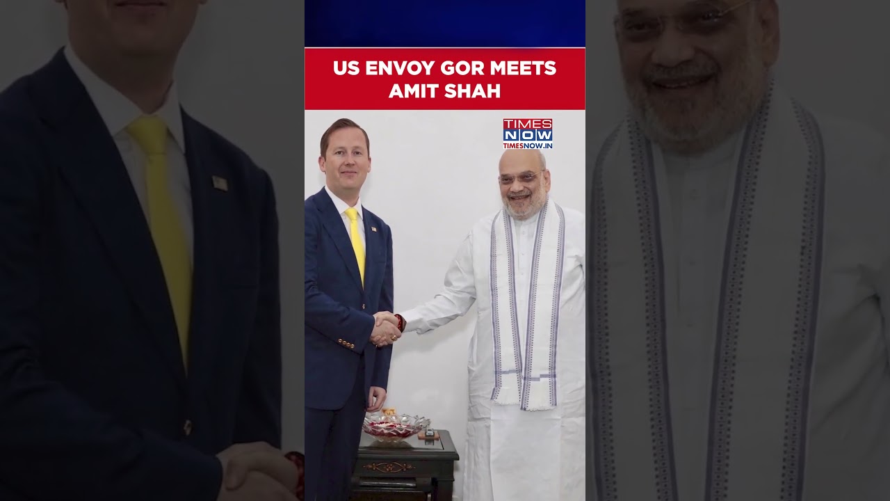 US Envoy Sergio Gor Meets Amit Shah | Talks Held on Terrorism, Drugs & More #Shorts
