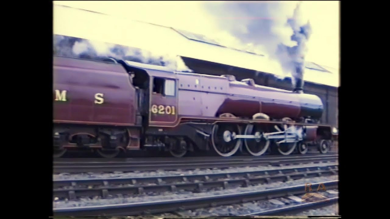 UK - LMS 6201 'Princess Elizabeth' departs Hereford on June 15 1991