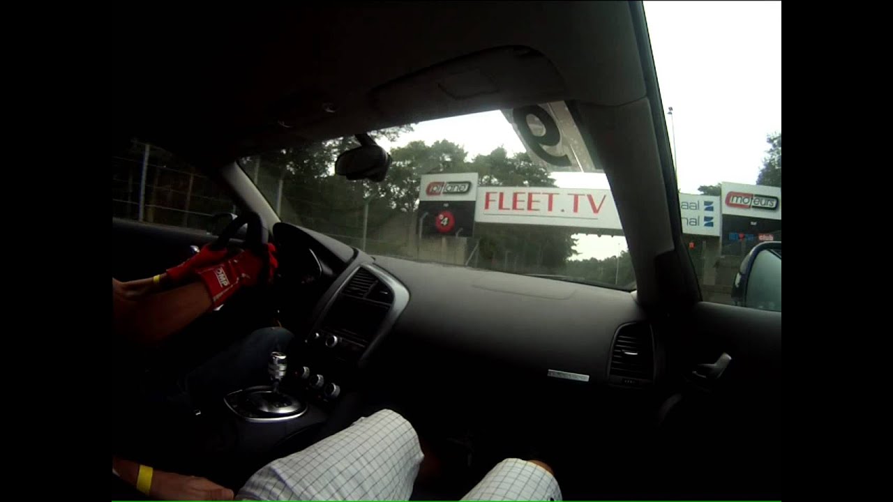 VIP-Trackdays Zolder Onboard Lap Audi R8 V10 12-07-2011