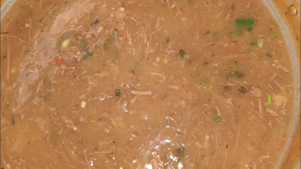 Caldo de Costela com Mandioca